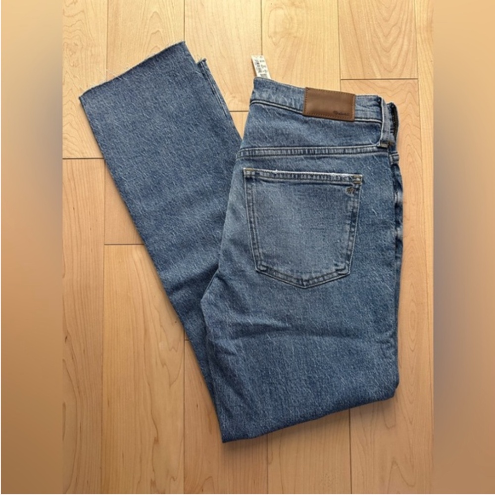 BNWT- Madewell 'Perfect Vintage Crop' Raw Hem Jeans (26)